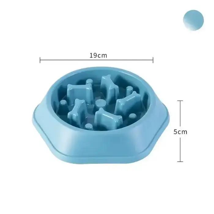 Bol pour chien Anti-étouffement bol de nourriture lente Pot d'alimentation