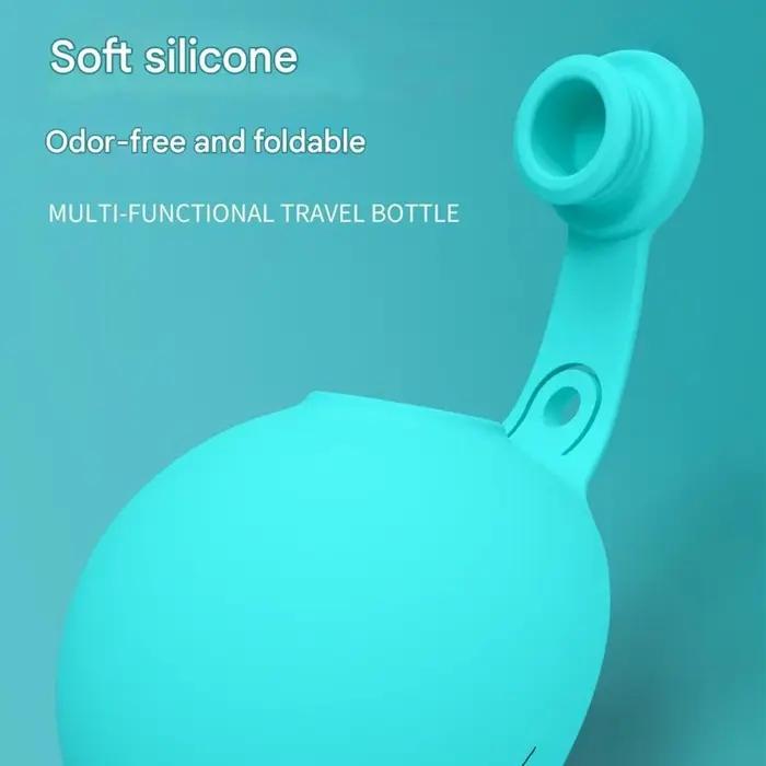 Bouteille d'eau portable pour chien 285 ml en acier inoxydable avec bol en silicone