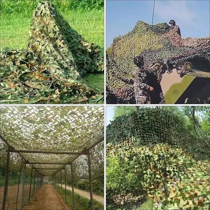 2X2M 2X5M 3X3m 3X5M filets chasse Camouflage filet voiture tente auvent ombre maille noir vert bleu forêt
