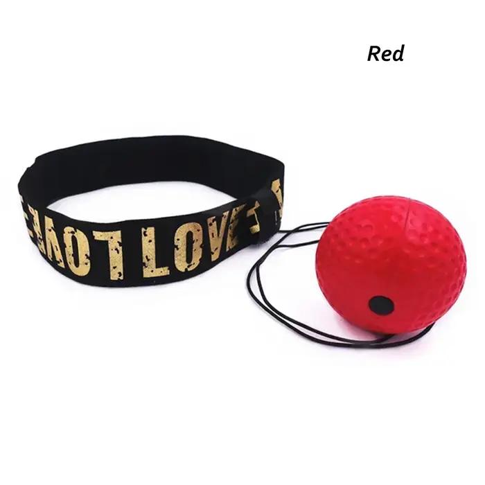 Ballon de vitesse de boxe à fixation sur tête en PU, pour entraînement de combat MMA Muay Thai, réfl