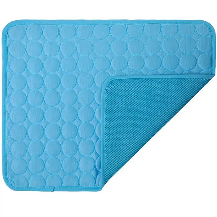 Tapis rafraîchissant pour chien Ice Silky, coussin rafraîchissant en polyester respirant, lit léger