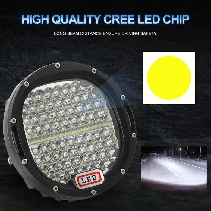 Projecteur de travail pour camion, accessoires de véhicule tout-terrain, LED pour voiture, conduite