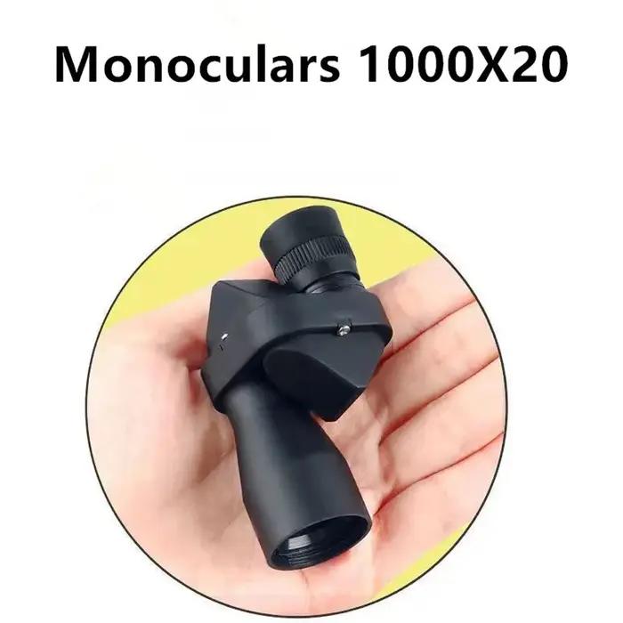 Monoculaire HD mini de poche portable - Télescope zoom haute puissance pour chasse pêche randonnée
