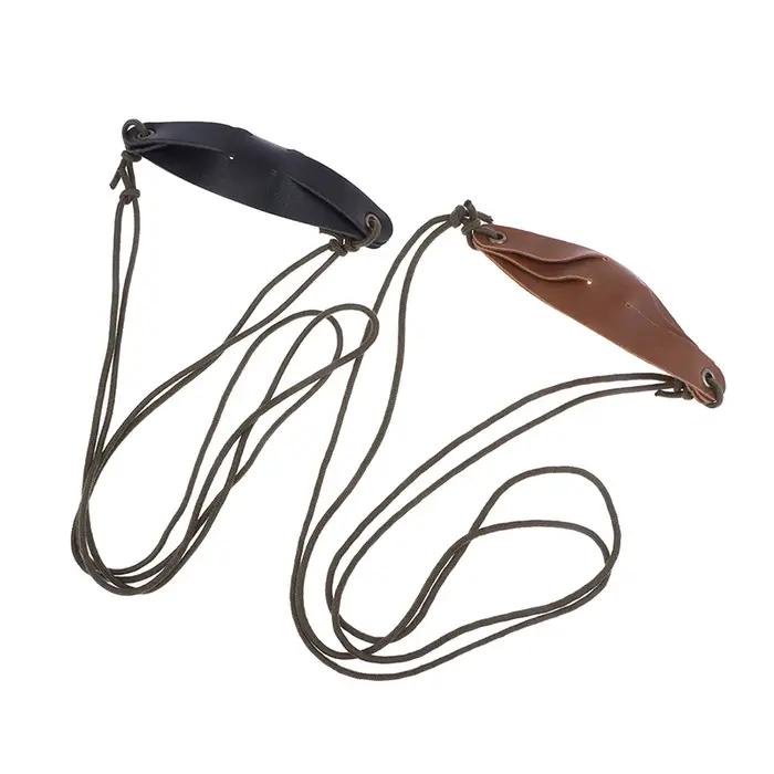 Slingshot en cuir fait main de style ancien pour chasseurs et amoureux de plein air, cadeau idéal pour occasions spéciales