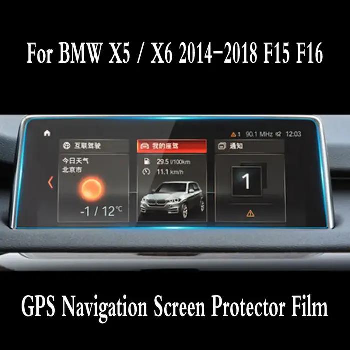 Protecteur d'Écran de Navigation de Voiture en Verre Trempé, Film de Protection pour BMW X5 / X6 201