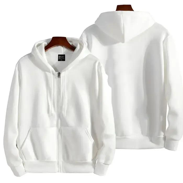 Sweat à capuche à manches longues pour femmes et hommes, sweats à capuche zippés, vêtements de sport
