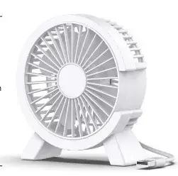 Vie de la batterie ultra silencieuse du petit ventilateur sur le bureau