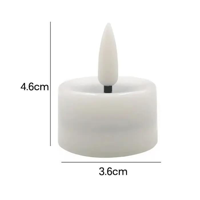 Bougie LED électronique scintillante sans flamme, lampes de décoration, batterie, 62 lumières cligno
