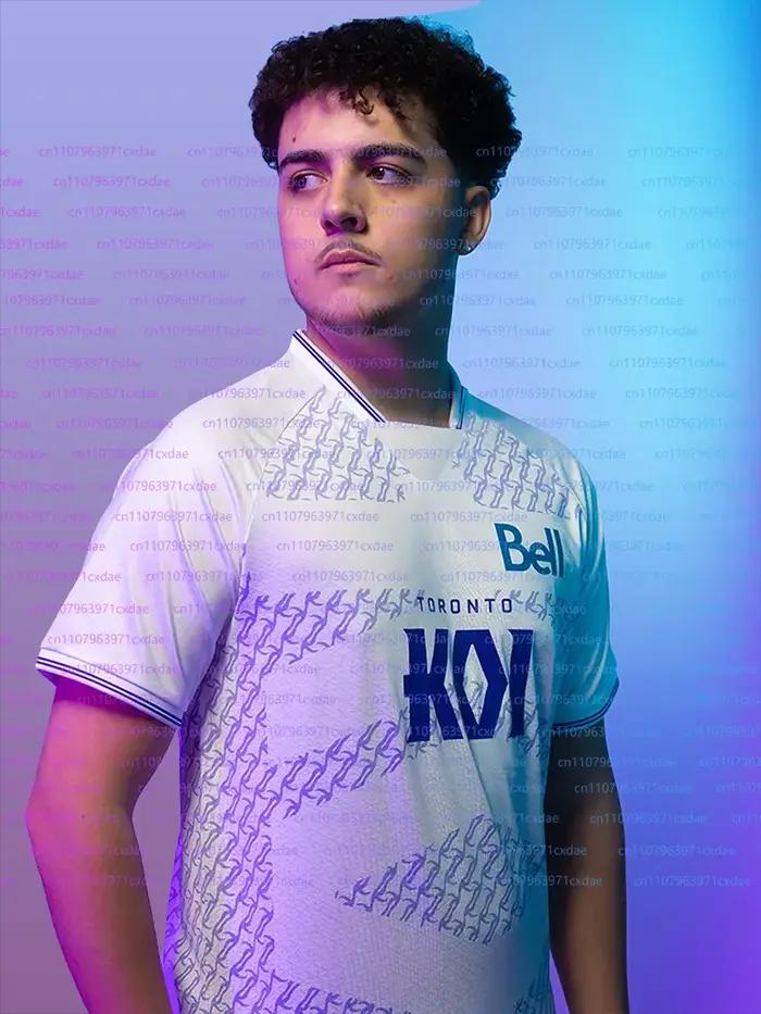Toronto 2026 nouveau KOI Esports Club Jersey passionnés de jeux CSGO League of Legends uniforme vêtements hommes été t-shirt style décontracté