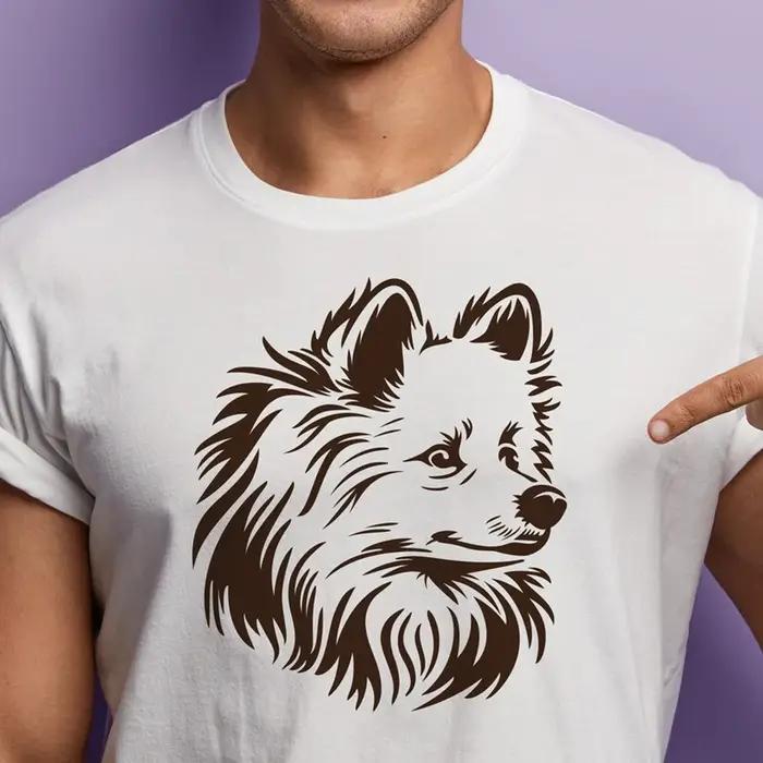 9 pochoirs de dessin de têtes de chien pour peinture