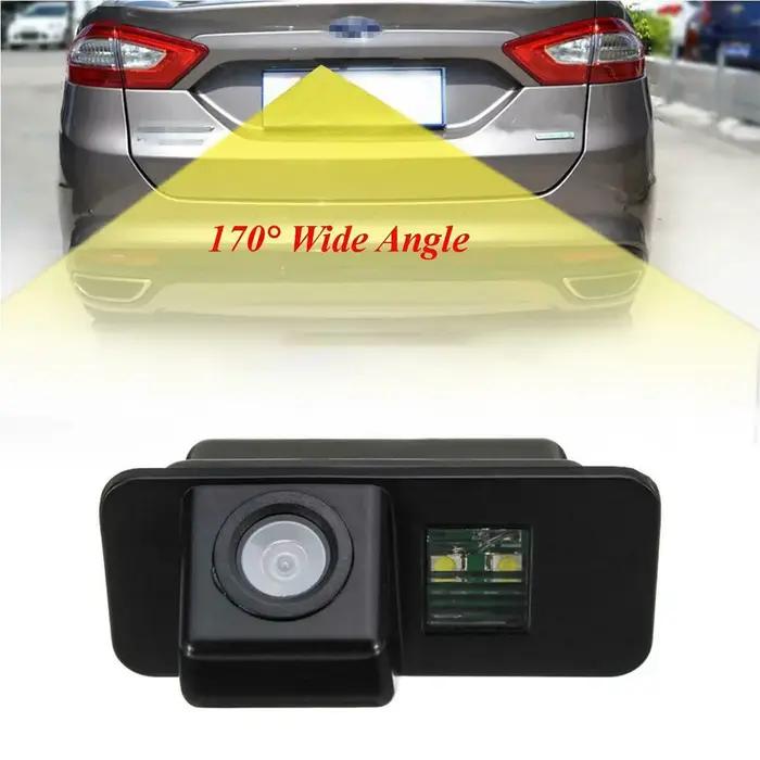 Caméra de recul pour voiture, caméra de recul 170 ° HD 1080P avec ligne de stationnement pour Ford