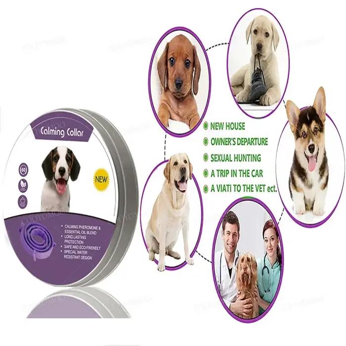 Collier Apaisant en Gel de Silice pour Animaux de Compagnie Réglable et Confortable Pour Chiot, Chaton, Grand Chien Occasions Spéciales