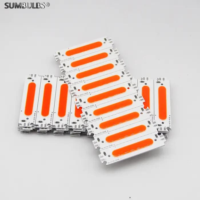 SUMBULBS 60*15mm LED COB bande Source de lumière pour Module Led 8 couleurs COB LED ampoule 12V DC 2