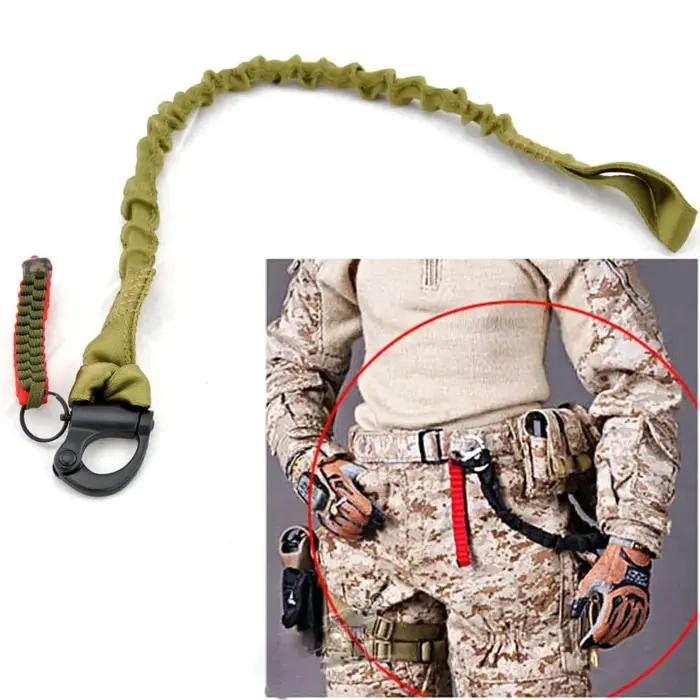 Sangle de sécurité tactique anti-dérapante pour fusil de chasse tir sportif airsoft
