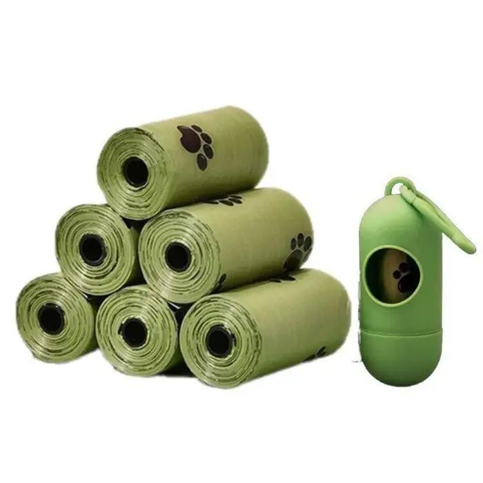 Sacs de merde de chien biodégradables EPI avec distributeur sacs de déchets de chat portables 15 sac