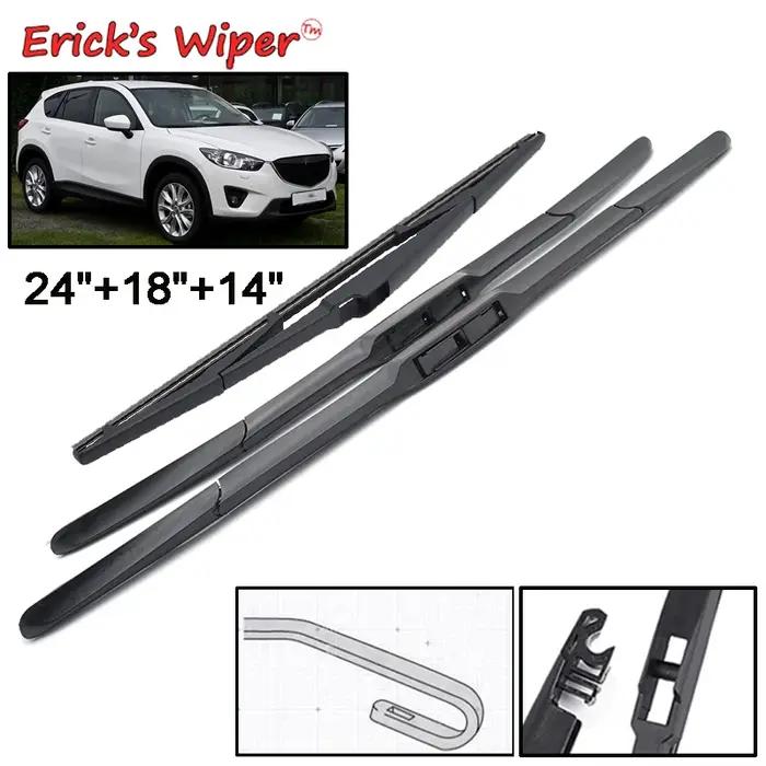 Erick's – jeu de balais d'essuie-glace avant et arrière, pour Mazda CX-5 CX5 KE 2012 – 2017, brosses