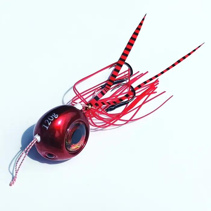 Tête de gabarit astronomique avec jupe, jigging Tenya, Curseur Snared, Dorade, Pesca Kabura, 40g, 60