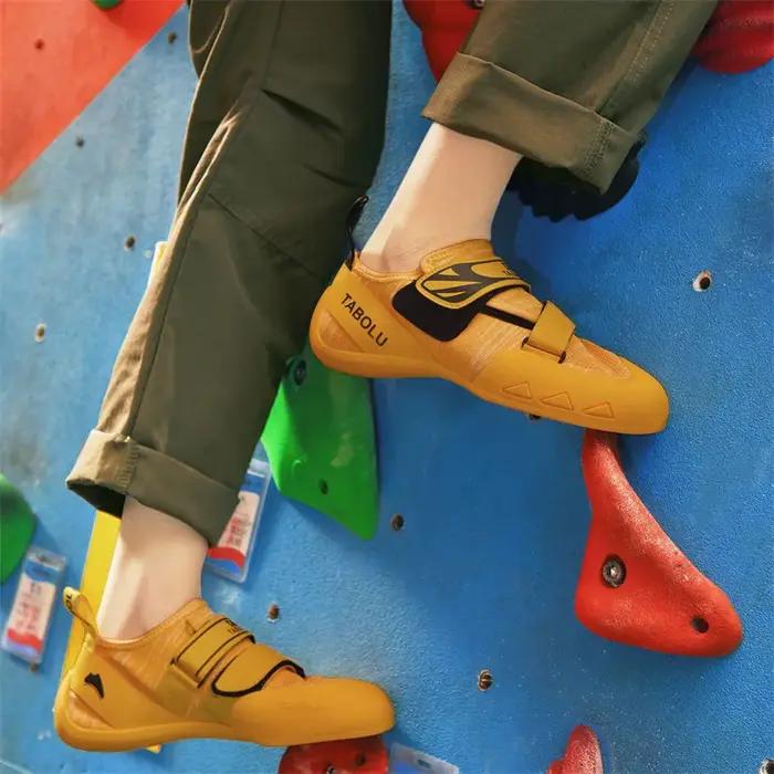Chaussures d'escalade professionnelles pour débutants, chaussures d'entraînement d'escalade d'intéri