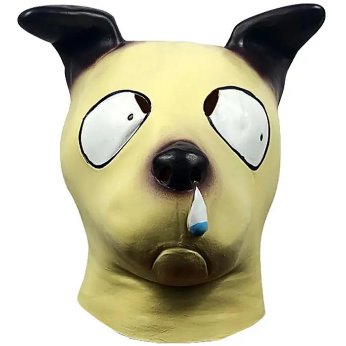 Masque en latex pour chien