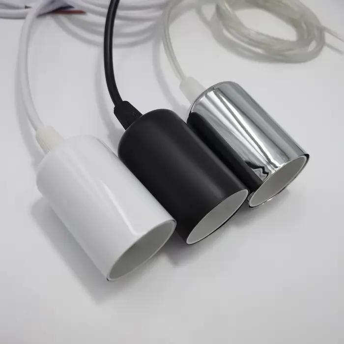 Support 0.5m Kit d'éclairage à vis ligne de douille ensemble de lignes de lustre bricolage accessoir