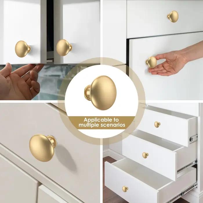 25 pièces ensemble de boutons de tiroir poignées d'armoire en alliage de Zinc boutons de commode en