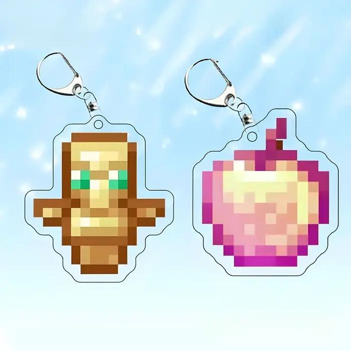 Porte-clés Totem d'épée en diamant indiqué