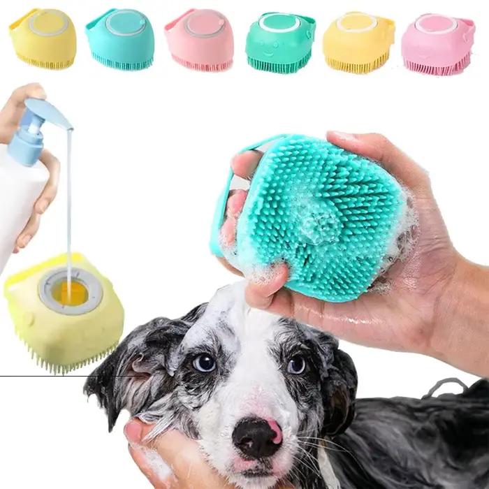Salle de bain chiot grand chien chat