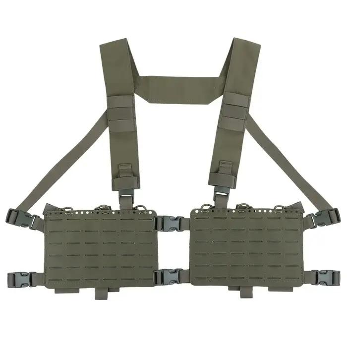 Gilet tactique de poitrine à système Molle découpé