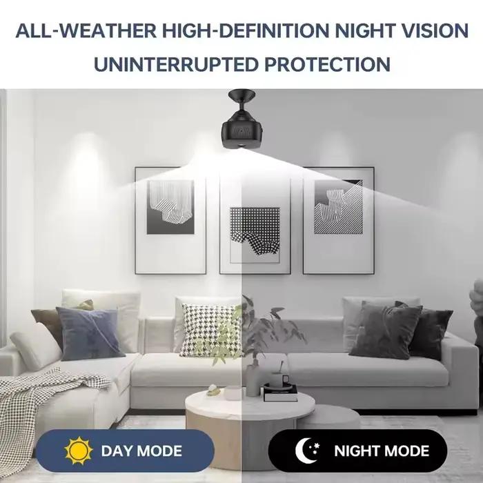 Moniteur bébé Mini caméra HD WiFi Surveillance sans fil Protection de sécurité moniteur à distance c