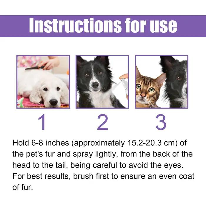 Spray éliminateur d'odeurs pour animaux de compagnie