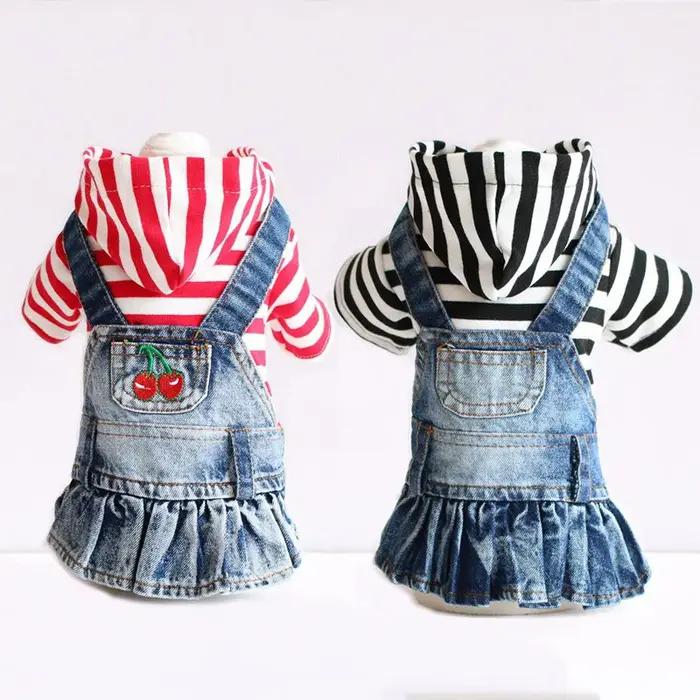 Jupe en jean pour chiens et chats