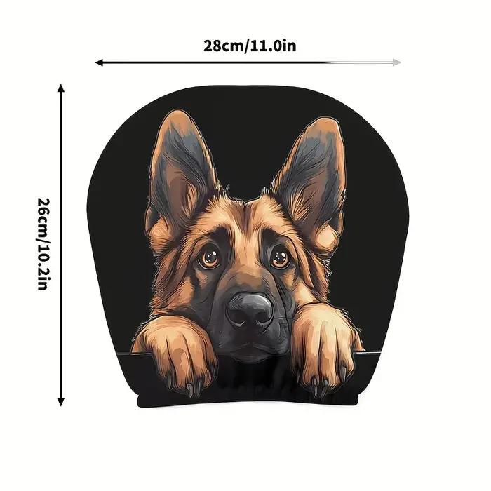 Housses d'appui-tête de voiture à motif Border Collie Sheepdog hiver été ajustement universel polyester pour intérieur élégant occasions spéciales