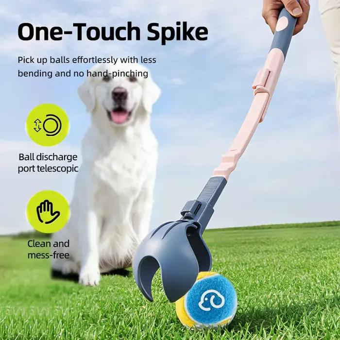 Nouveau lanceur de balles télescopique d'extérieur pour chien