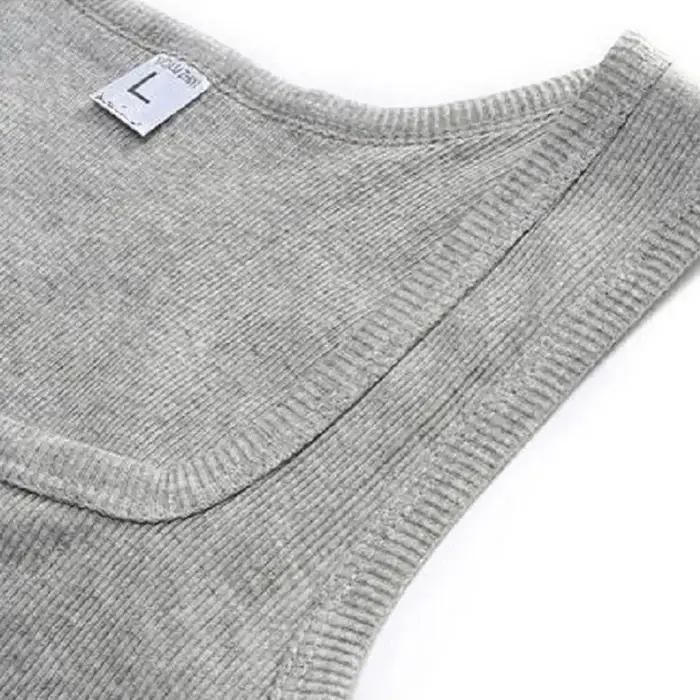 Débardeur en coton pour hommes et femmes