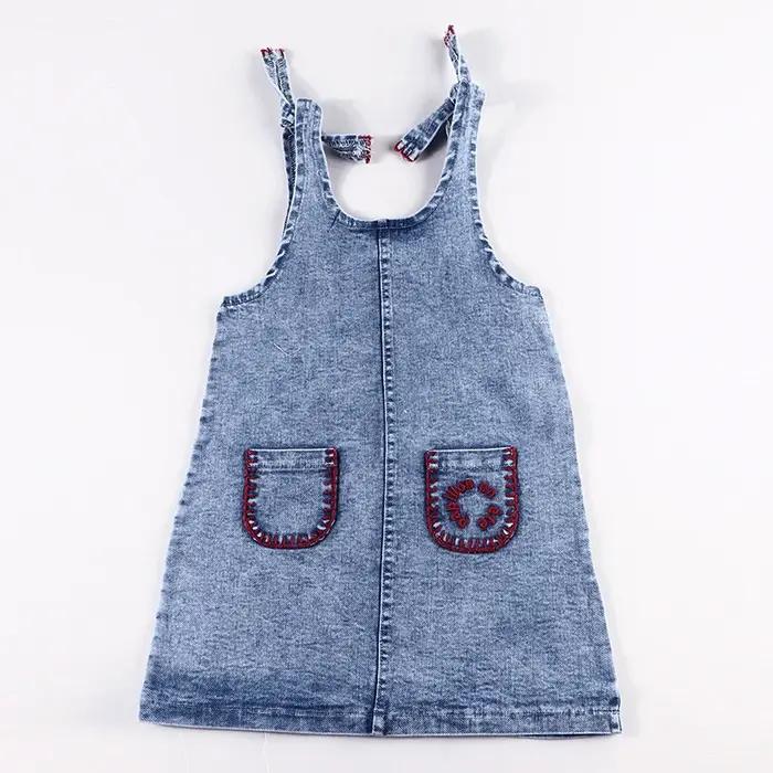 Ensemble de robe en denim pour filles