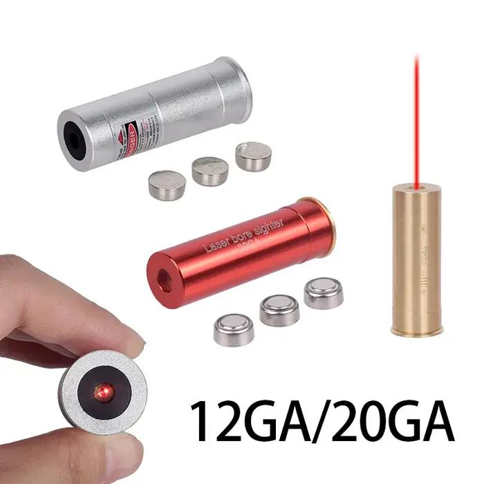 Tactique 12GA 20GA série calibre point rouge Laser alésoir accessoires de chasse alésage vue 12 jauge baril cartouche