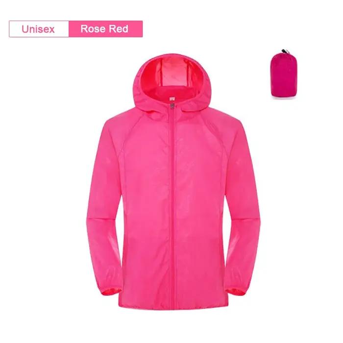 LNGXO Veste de randonnée imperméable unisexe