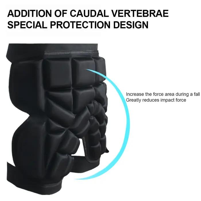 Short rembourré de hanche unisexe, coussinet de protection EVA, Anti-chute, épais, réglable pour adu