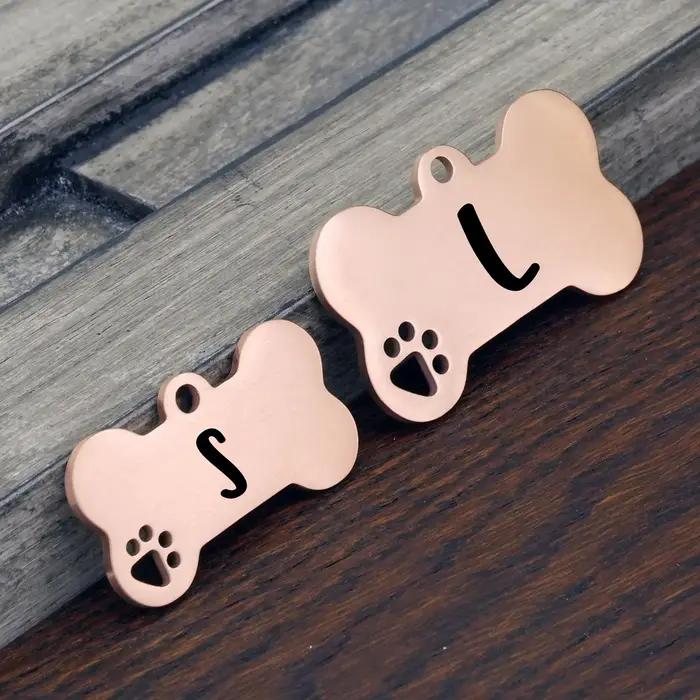 Étiquette d'identification de chien