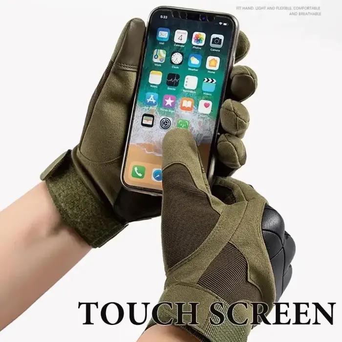 Gants fingerless à jointures dures - Paintball