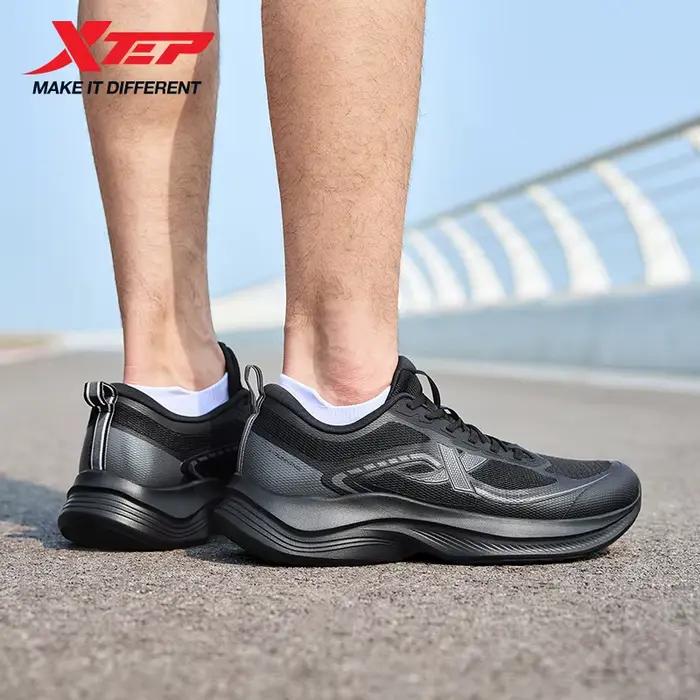 Xtep chaussures de course pour hommes 2025 étape légère Absorption des chocs doux respirant absorban