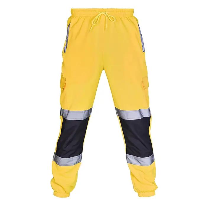 Pantalon de travail haute visibilité pour chasse de nuit - Vêtements sécurité avec bandes réfléchissantes
