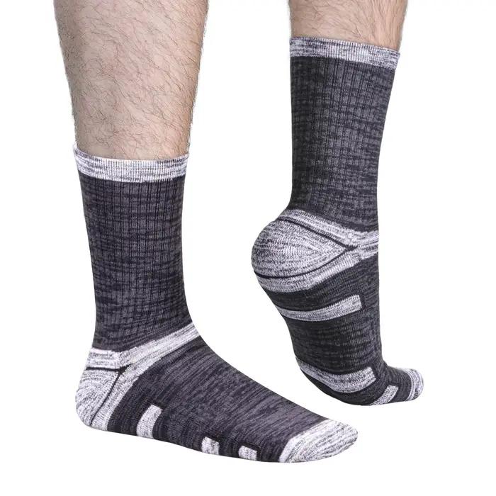 Chaussettes de chasse YUEDGE homme - Coton respirant anti-transpiration pour randonnée et travail