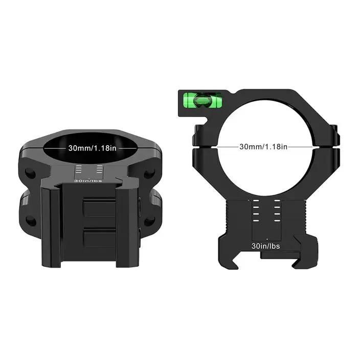 WestHunter Optics MOA et supports Picatinny réglables en hauteur 1 ''30MM ou 34MM Tube ajuster les anneaux de portée de chasse d'élévation