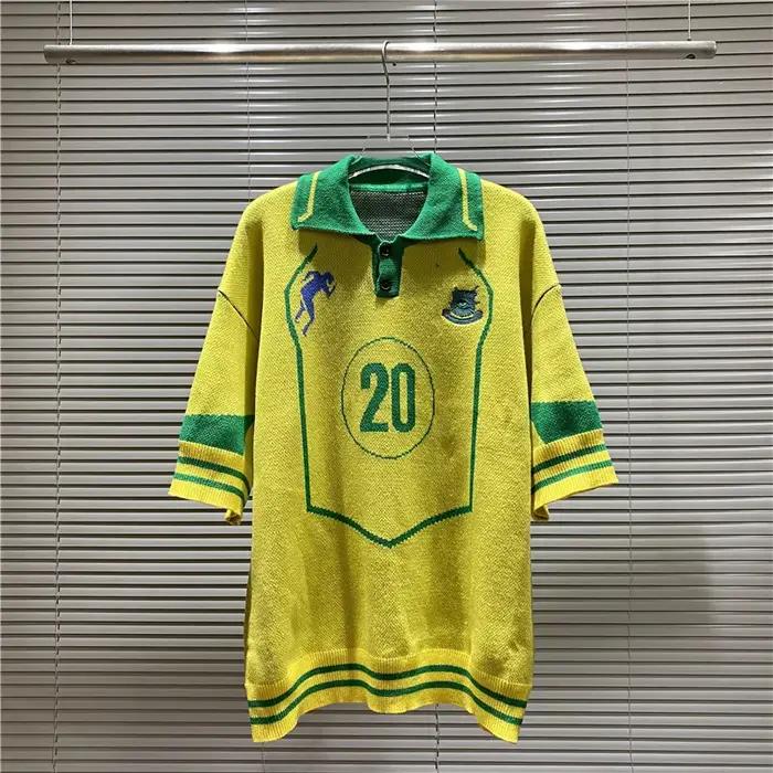 Pulls tricotés à manches courtes style streetwear 2026ss