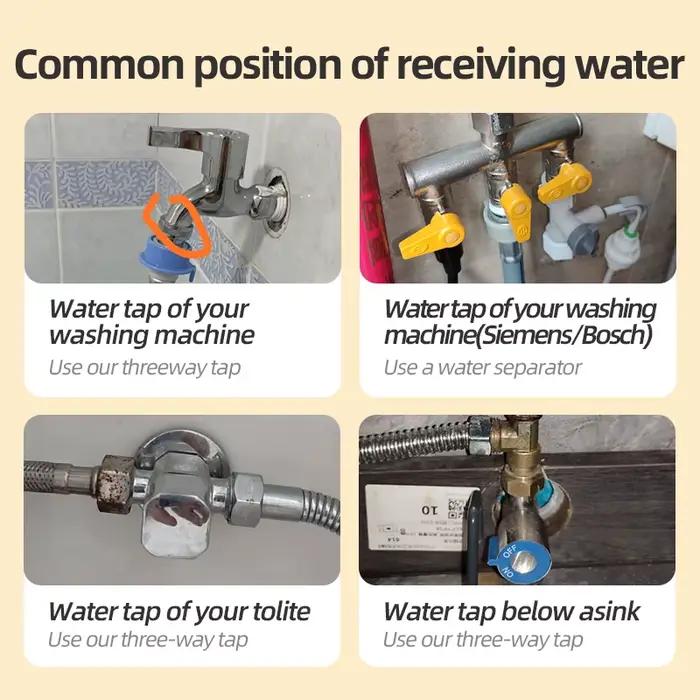 Roborock-Kit de changement d'eau pour aspirateur robot Q Revo, recharge automatique et kit de branch