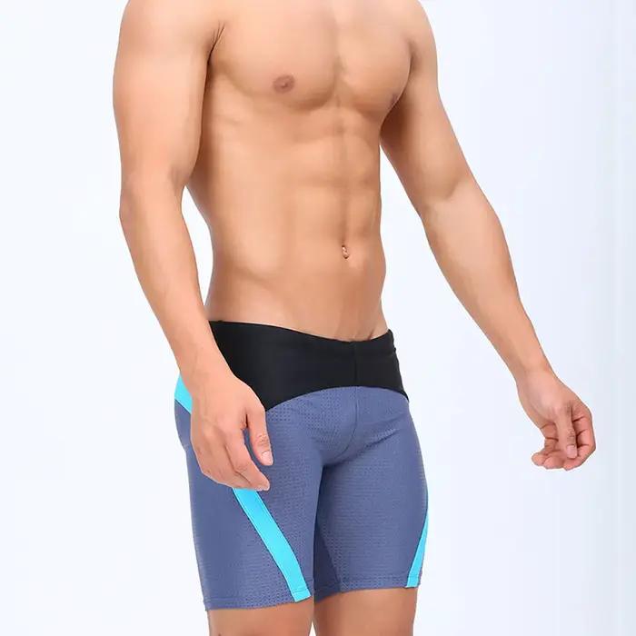 Boxer court de bain pour hommes, Sexy, en maille, pour gymnastique, course à pied, Sport, pantalons