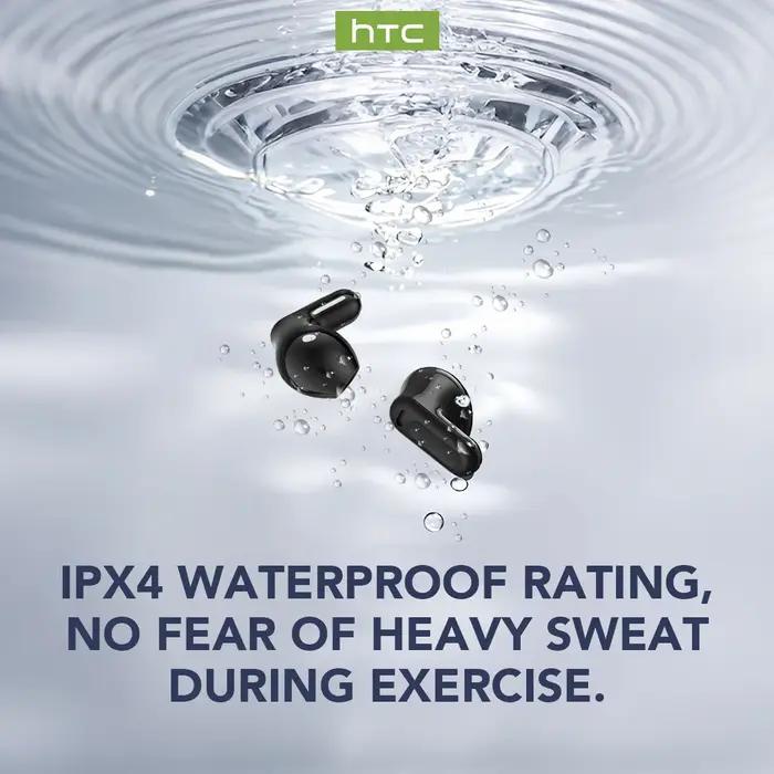 Écouteurs traducteur HTC NE20 Bluetooth 6.0 traduction vocale instantanée étanche IPX4 autonomie longue