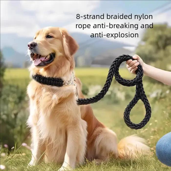 Peau de chien tissée confortable et résistante : un choix idéal pour un entraînement efficace et des promenades agréables. Alliant durabilité et confort