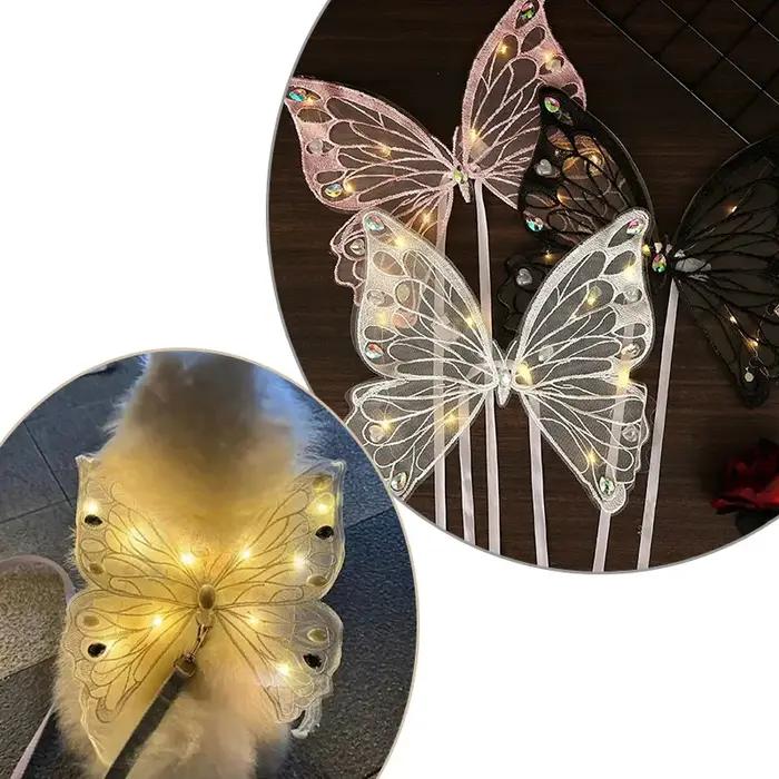 Ailes de chien papillon brillant